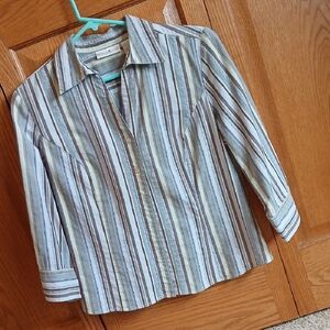 Preswick & Moore Multicolor Striped Shirt Size 12
